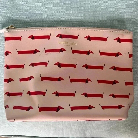 Fenella Smith London Dachshund Cosmetic Bag - Picture 3 of 11